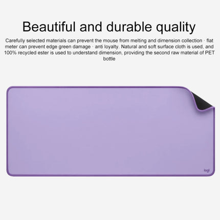 Logitech Keyboard Mouse Desk Mat Pad (Purple)-garmade.com