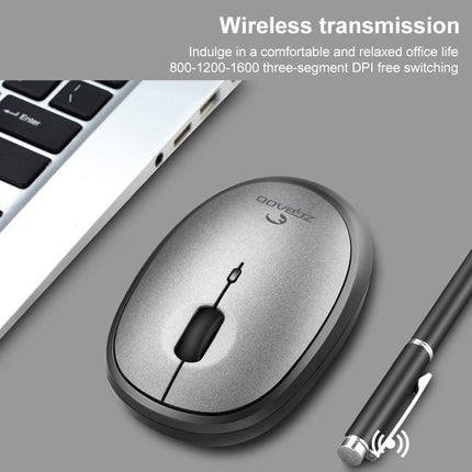ZGB 007 2.4G Computer Laptop Wireless Mini Mouse (Grey)-garmade.com