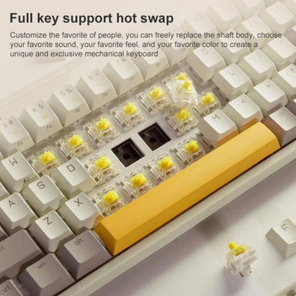 Original Xiaomi Youpin MWMKB01 68 Keys MIIIW ART Series Mechanical Keyboard (Autumn Sun)-garmade.com