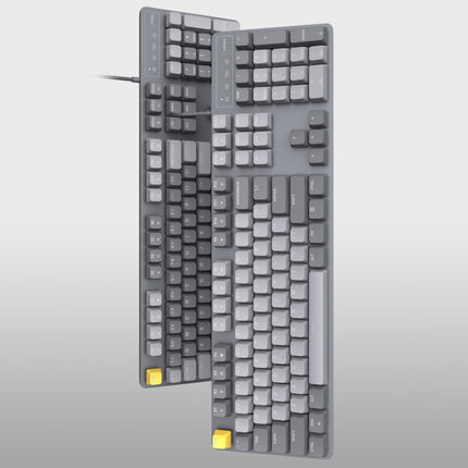 Original Xiaomi Youpin G06 104 Keys MIIIW Gravity Wired Gaming Mechanical Keyboard(Light Grey)-garmade.com