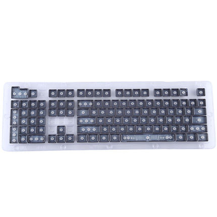 104 Keys Double Shot PBT Backlit Keycaps for Mechanical Keyboard (Black)-garmade.com