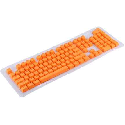 104 Keys Double Shot PBT Backlit Keycaps for Mechanical Keyboard(Orange)-garmade.com
