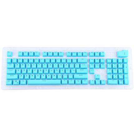 104 Keys Double Shot PBT Backlit Keycaps for Mechanical Keyboard(Blue)-garmade.com