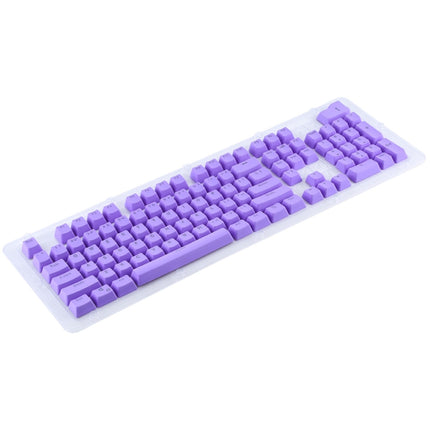 104 Keys Double Shot PBT Backlit Keycaps for Mechanical Keyboard (Purple)-garmade.com