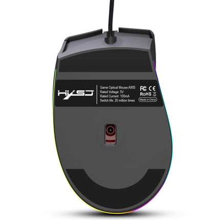 HXSJ A905 8-buttons 7200 DPI Programmable Wired Gaming Mouse, Cable Length: 1.6m-garmade.com
