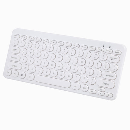 K380 2.4GHz Portable Multimedia Wireless Keyboard + Mouse (White)-garmade.com