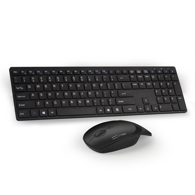 MKESPN 8022 2.4G Scissor Foot Ultra-thin Wireless Keyboard + Mouse Set-garmade.com