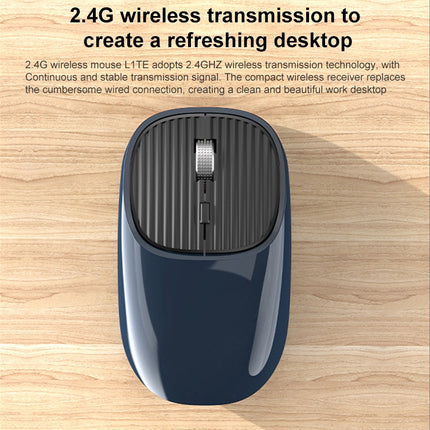 MKESPN SXS-5600 Type-C Rechargeable 2.4G Wireless Mouse(Blue)-garmade.com