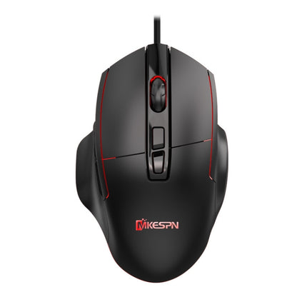 MKESPN X11 7-buttons 7200DPI RGB Wired Macro-definition Gaming Mouse-garmade.com