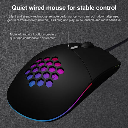 MKESPN SXS-838 Type-C Interface Rechargeable Wireless Mouse-garmade.com