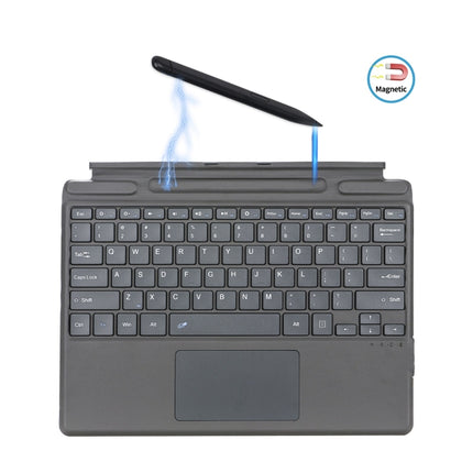For Microsoft Surface Pro 8 / Pro X Tablet Bluetooth Keyboard Leather Case with Pen Slot-garmade.com