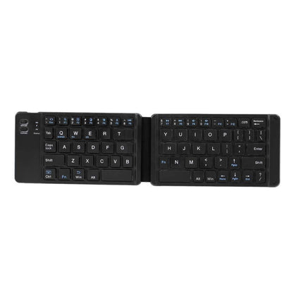 Mini Wireless Bluetooth Folding Keyboard (Black)-garmade.com