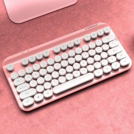 FOREV FV-WI8 Portable 2.4G Wireless Keyboard (Pink)-garmade.com