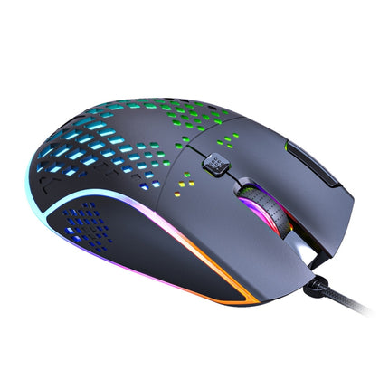 iMICE T97 Gaming Mouse RGB LED Light USB 7 Buttons 7200 DPI Wired Gaming Mouse (Black)-garmade.com