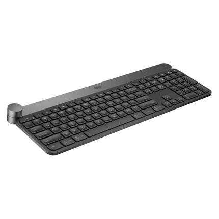 Logitech Craft Wireless Smart Bluetooth Dual Mode Silent Keyboard(Black)-garmade.com