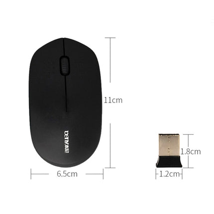 Beny M583 2.4GHz 1600DPI Fashionable Wireless Silent Mouse (Green)-garmade.com