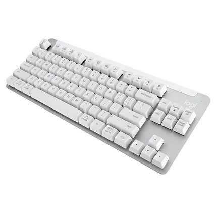 Logitech K855 Wireless Bluetooth Dual Mode Silent Mechanical Keyboard (White)-garmade.com