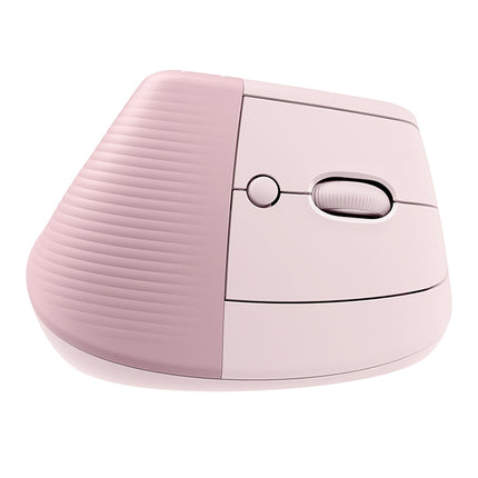 Logitech Lift Vertical 1000DPI 2.4GHz Ergonomic Wireless Bluetooth Dual Mode Mouse (Pink)-garmade.com