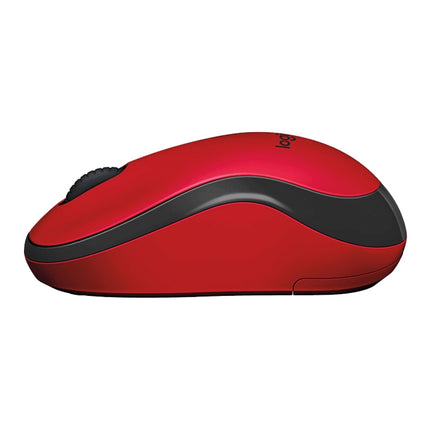 Logitech M220 1200DPI 2.4GHz Ergonomic Wireless Mouse (Red)-garmade.com