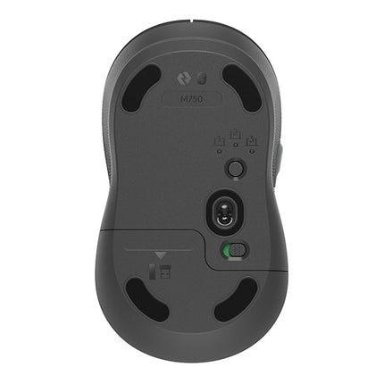Logitech M750 2000DPI 2.4GHz Wireless Bluetooth Dual Mode Mouse (Black)-garmade.com