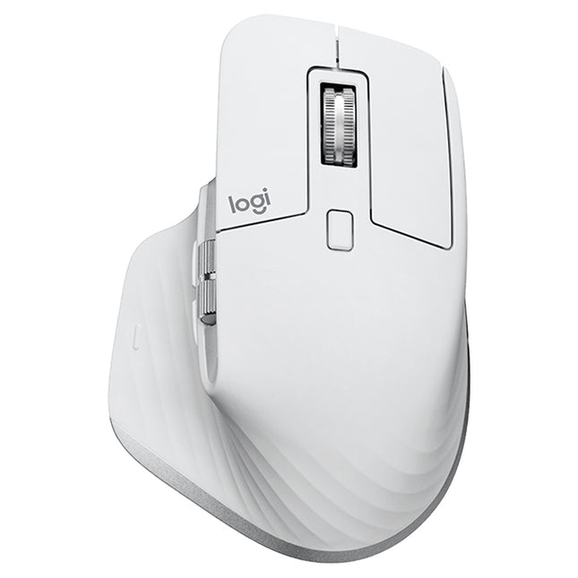 Logitech MX Master 3s 8000DPI 2.4GHz Ergonomic Wireless Bluetooth Dual Mode Mouse (White)-garmade.com