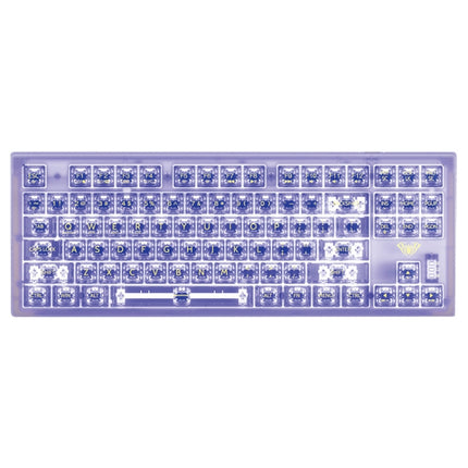 AULA F2183 RGB Wireless Bluetooth Keyboard(Purple)-garmade.com