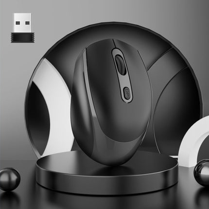 M107 4-buttons 1600 DPI 2.4GHz Wireless Mouse, Battery Version (Black)-garmade.com