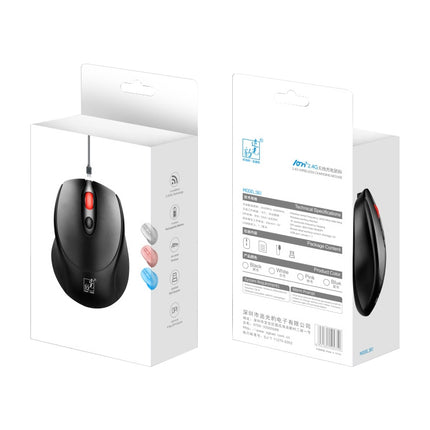 ZGB 361 2.4G Wireless Chargeable Mini Mouse 1600dpi (White)-garmade.com
