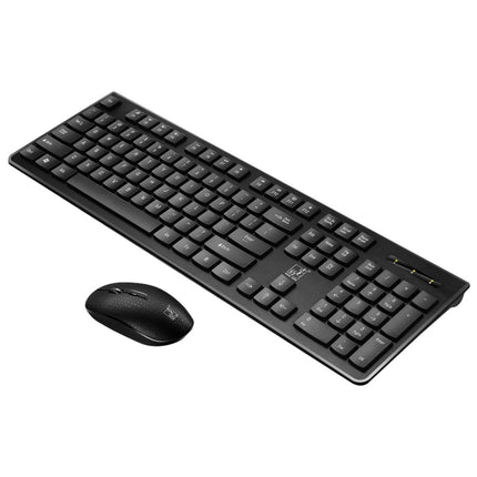 ZGB 8810 Mute Wireless Keyboard + Mouse Set (Black)-garmade.com