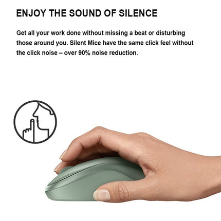 Logitech M221 Fashion Silent Wireless Mouse(White)-garmade.com