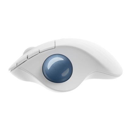 Logitech ERGO M575 Creative Wireless Trackball Mouse (White)-garmade.com