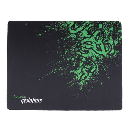 Extended Large Slim Anti-Slip Razer Pattern Soft Rubber Smooth Cloth Surface Game Keyboard Mouse Pad Mat, Size: 317 x 244 x 2 mm-garmade.com