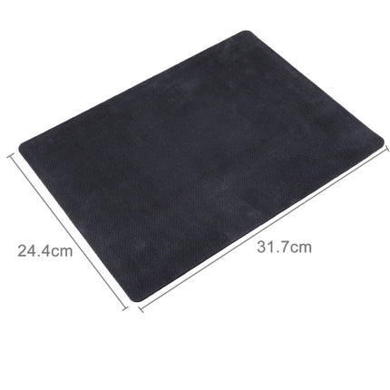 Extended Large Slim Anti-Slip Razer Pattern Soft Rubber Smooth Cloth Surface Game Keyboard Mouse Pad Mat, Size: 317 x 244 x 2 mm-garmade.com
