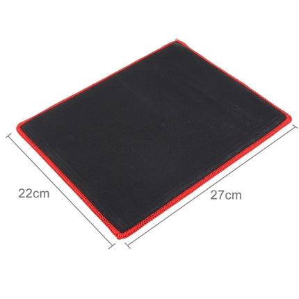 Extended Large Waterproof Slim Anti-Slip Soft Rubber Smooth Cloth Surface Game Keyboard Mouse Pad Mat, Size: 270 x 220 x 3 mm-garmade.com