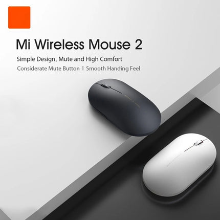 Xiaomi 2.4GHz 125HZ 1000DPI Rechargeable Ultra-thin Computer Mouse 2(White)-garmade.com