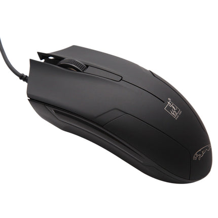 Chasing Leopard 119 USB Universal Wired Optical Gaming Mouse, Length: 1.45m(Black)-garmade.com
