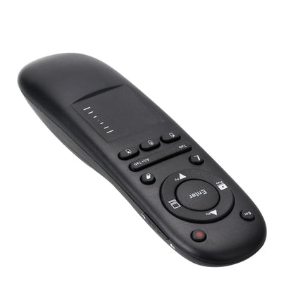 VIBOTON 504T 2.4GHz Laser Pens Wireless RF Remote Control Laser Presenter Pointer for Power Point PPT with Touchpad Air Mouse for PC Laptop Notebook(Black)-garmade.com
