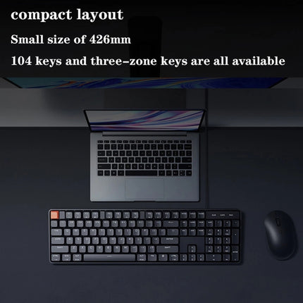 Original Xiaomi 104 Keys Red Switch Wired Mechanical Keyboard Support Win / Mac OS-garmade.com