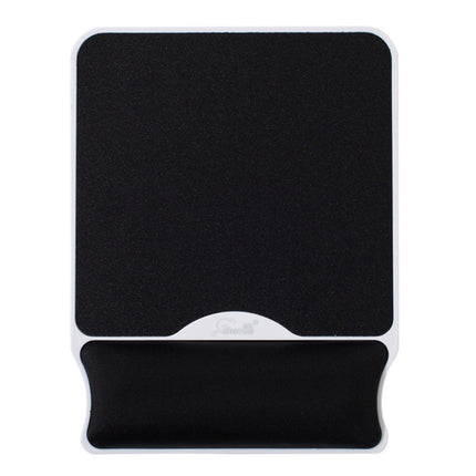 MONTIAN MF-03 Square Slow Rebound Memory Cotton Bracer Hard Bottom Mouse Pad(Black)-garmade.com