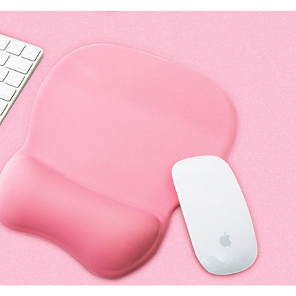 MONTIAN MF-01 Oval Slow Rebound Memory Cotton Soft Bracer Mouse Pad(Pink)-garmade.com