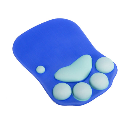 MONTIAN Cat Claw Shape Slow Soft Bracer Non-slip Silicone Mouse Pad(Dark Blue)-garmade.com