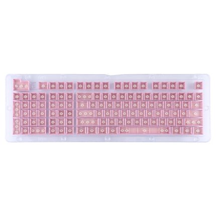 ABS Translucent Keycaps, OEM Highly Mechanical Keyboard, Universal Game Keyboard (Pink)-garmade.com