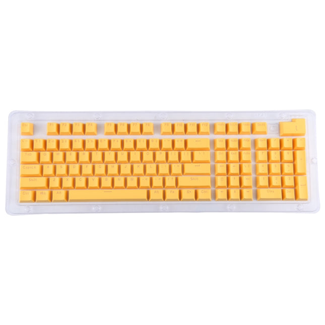 ABS Translucent Keycaps, OEM Highly Mechanical Keyboard, Universal Game Keyboard (Yellow)-garmade.com
