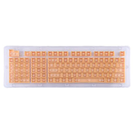 ABS Translucent Keycaps, OEM Highly Mechanical Keyboard, Universal Game Keyboard (Yellow)-garmade.com