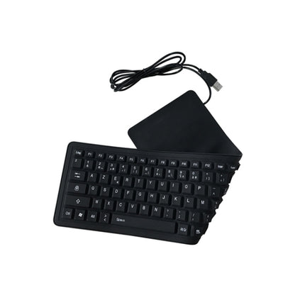 103 Key French USB Wired Silicone Waterproof Keyboard Desktop Notebook Keyboard, Cable Length: 1.5m-garmade.com