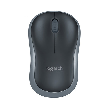Logitech M186 Wireless Mouse Office Power Saving USB Laptop Desktop Computer Universal(Black Grey)-garmade.com