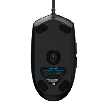 Logitech G102 2nd Gen. LIGHTSYNC 8000 DPI 6 Buttons RGB Backlight USB Wired Optical Gaming Mouse(Black)-garmade.com