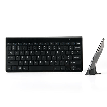 KM-909 2.4GHz Smart Stylus Pen Wireless Optical Mouse + Wireless Keyboard Set(Black)-garmade.com