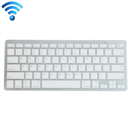 K09 Ultrathin 78 Keys Bluetooth 3.0 Wireless Keyboard (White)-garmade.com