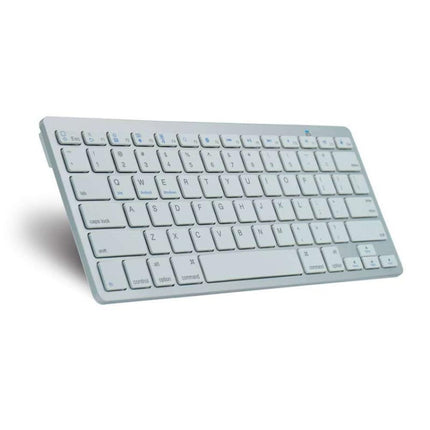 K09 Ultrathin 78 Keys Bluetooth 3.0 Wireless Keyboard (White)-garmade.com
